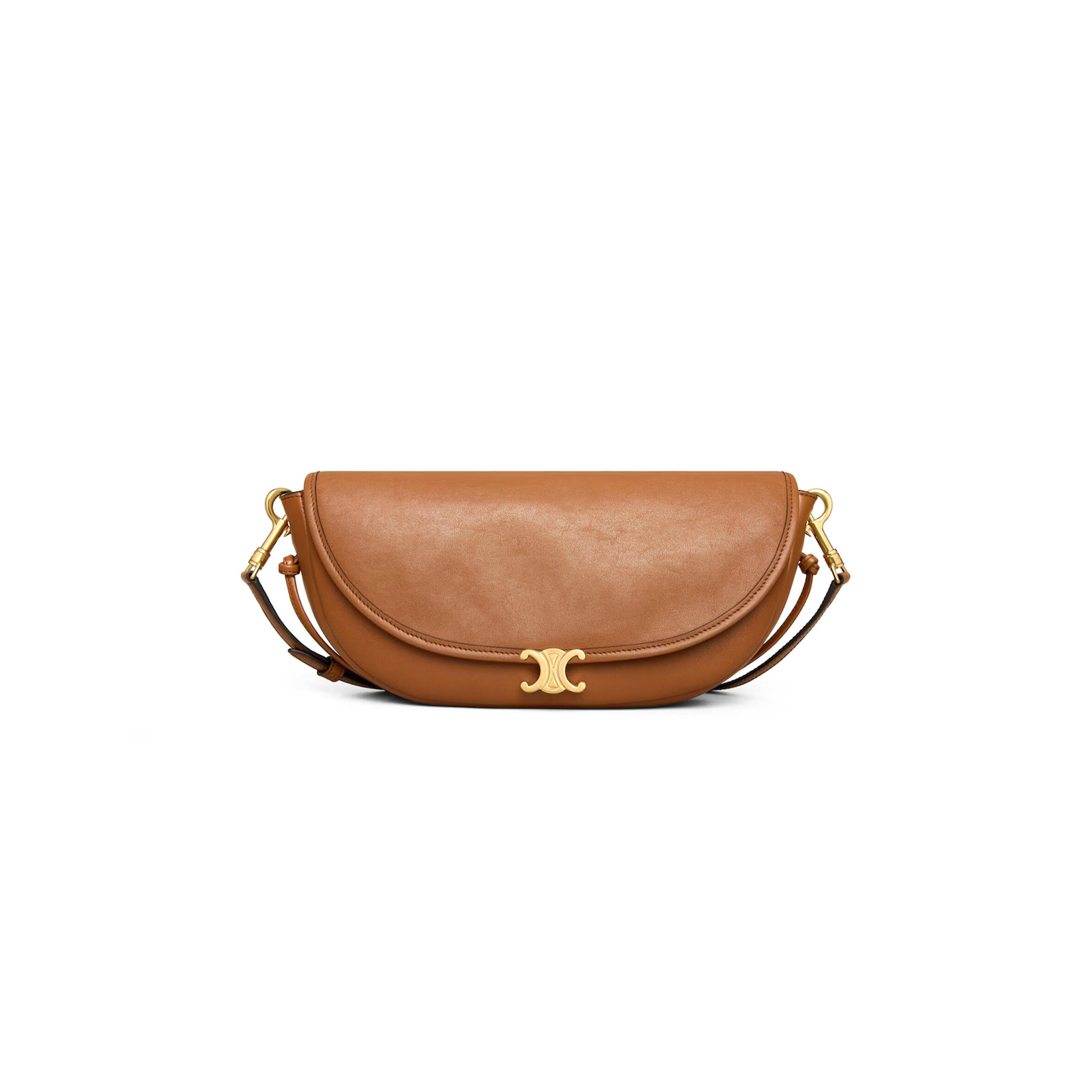 ce1i*e little halfmoon soft triomphe in S*pple shiny lambskin l10373778.gfy5 (25*13*5cm)